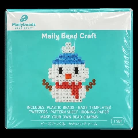 Turquoise bead craft kit, shown as a prize example